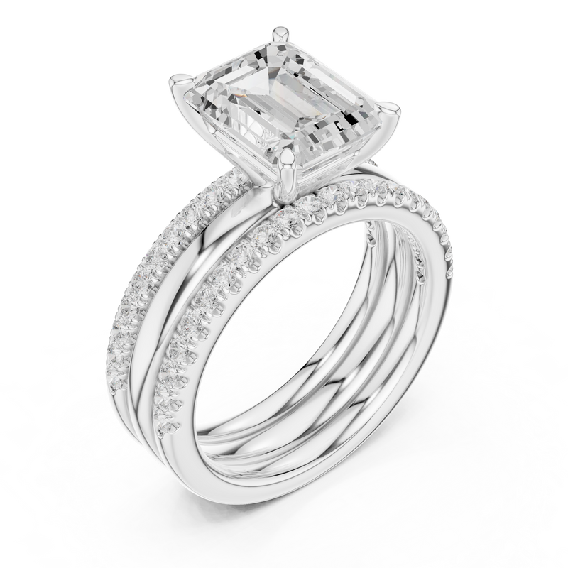 Ladies Ring DDLR-947@7 - White Gold - Image