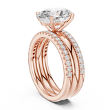 Ladies Ring DDLR-948@7 - Rose Gold - Image