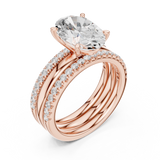 Ladies Ring DDLR-948@7 - Rose Gold - Image