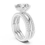 Ladies Ring DDLR-948@7 - White Gold - Image
