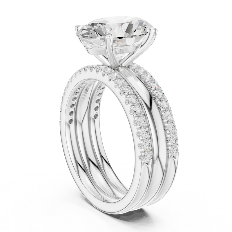 Ladies Ring DDLR-948@7 - White Gold - Image