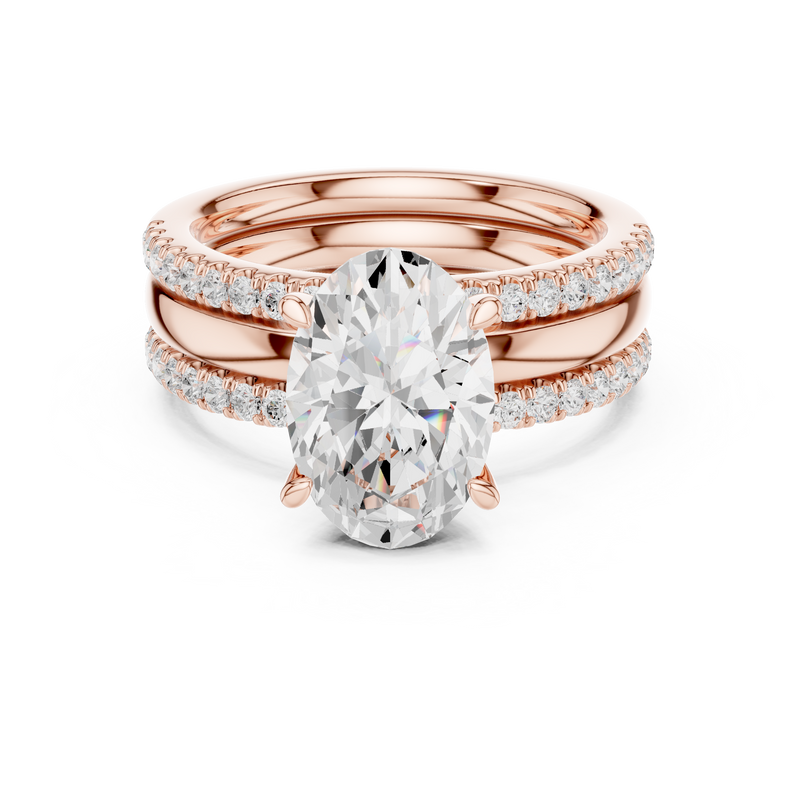 Ladies Ring DDLR-948@7 - Rose Gold - Image