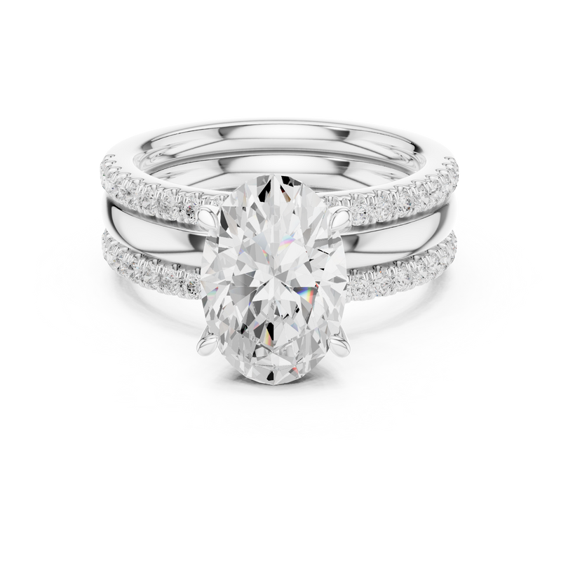 Ladies Ring DDLR-948@7 - White Gold - Image