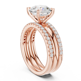 Ladies Ring DDLR-949@7 - Rose Gold - Image
