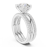 Ladies Ring DDLR-949@7 - White Gold - Image