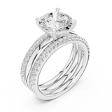 Ladies Ring DDLR-949@7 - White Gold - Image