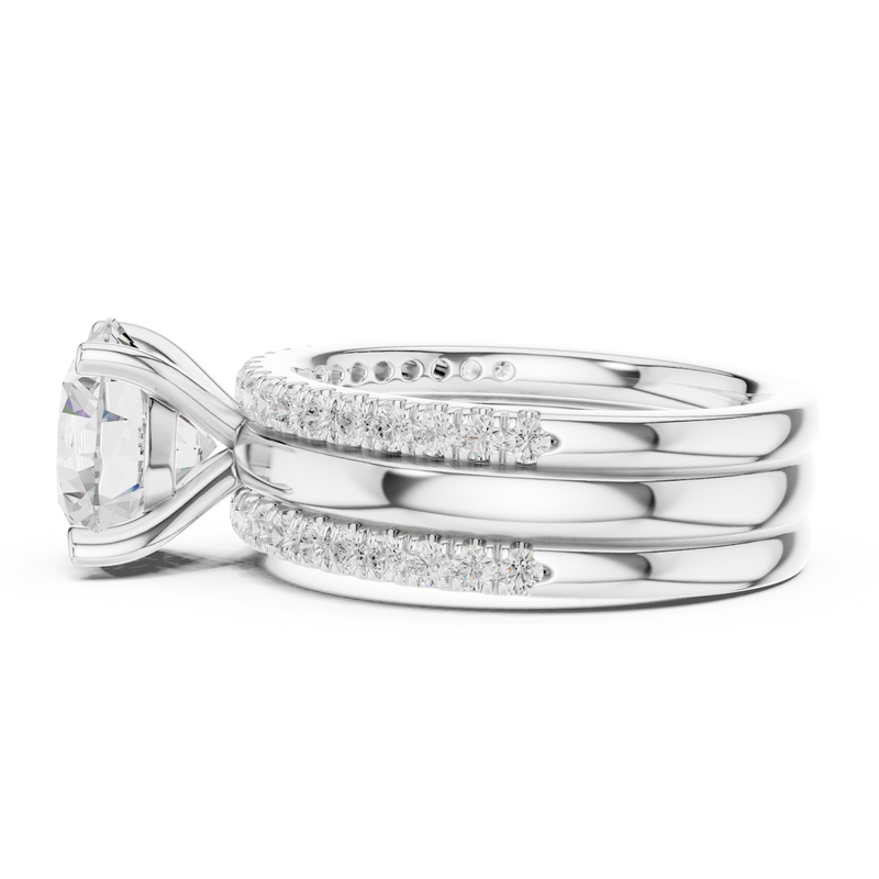 Ladies Ring DDLR-949@7 - White Gold - Image