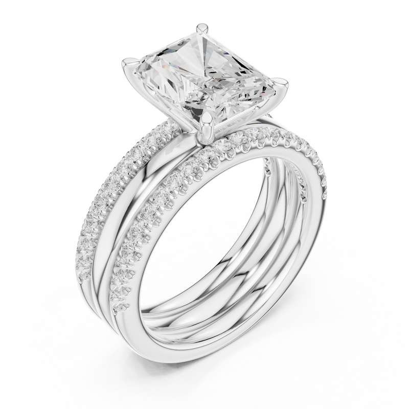 Ladies Ring DDLR-950@7 - White Gold - Image