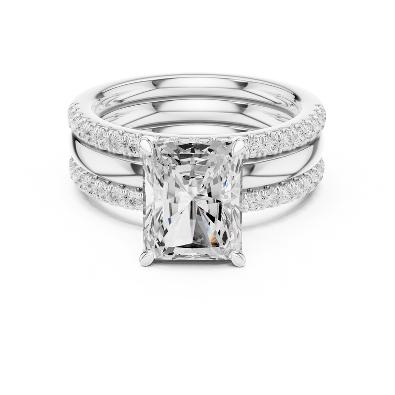 Ladies Ring DDLR-950@7 - White Gold - Image