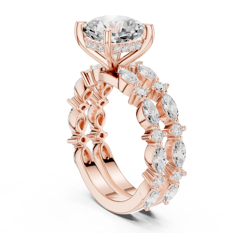 Ladies Ring DDLR-951 - Rose Gold - Image