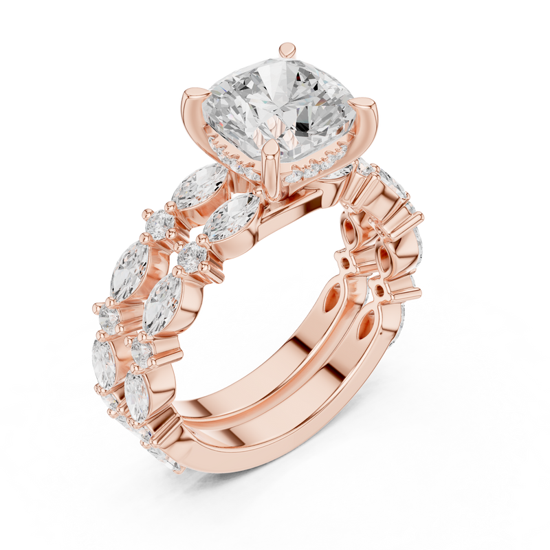 Ladies Ring DDLR-951 - Rose Gold - Image