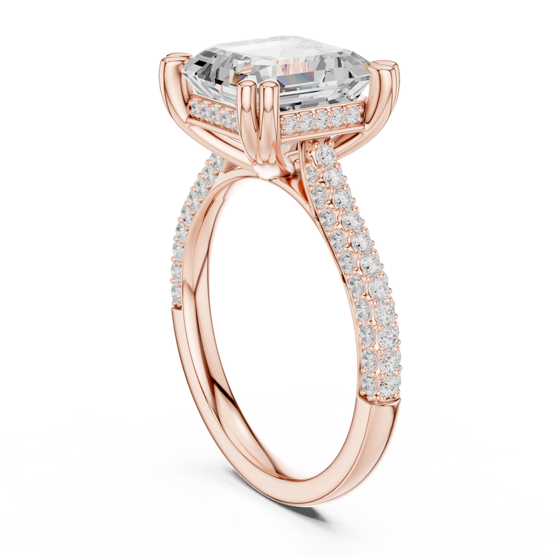 Ladies Ring DDLR-952@7 - Rose Gold - Image