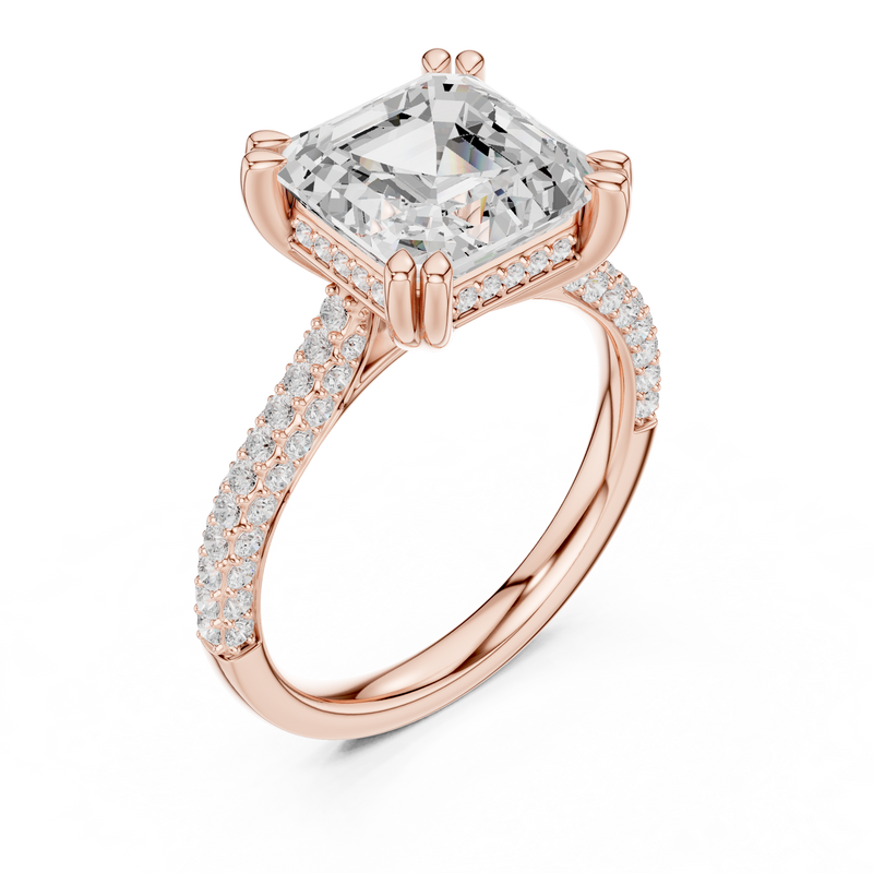 Ladies Ring DDLR-952@7 - Rose Gold - Image
