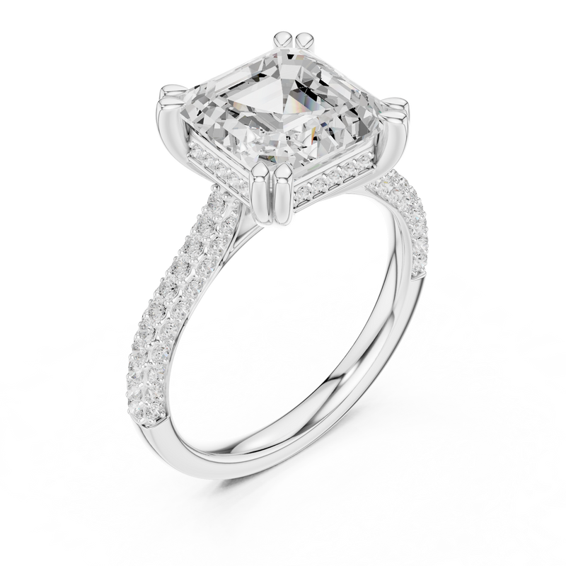 Ladies Ring DDLR-952@7 - White Gold - Image