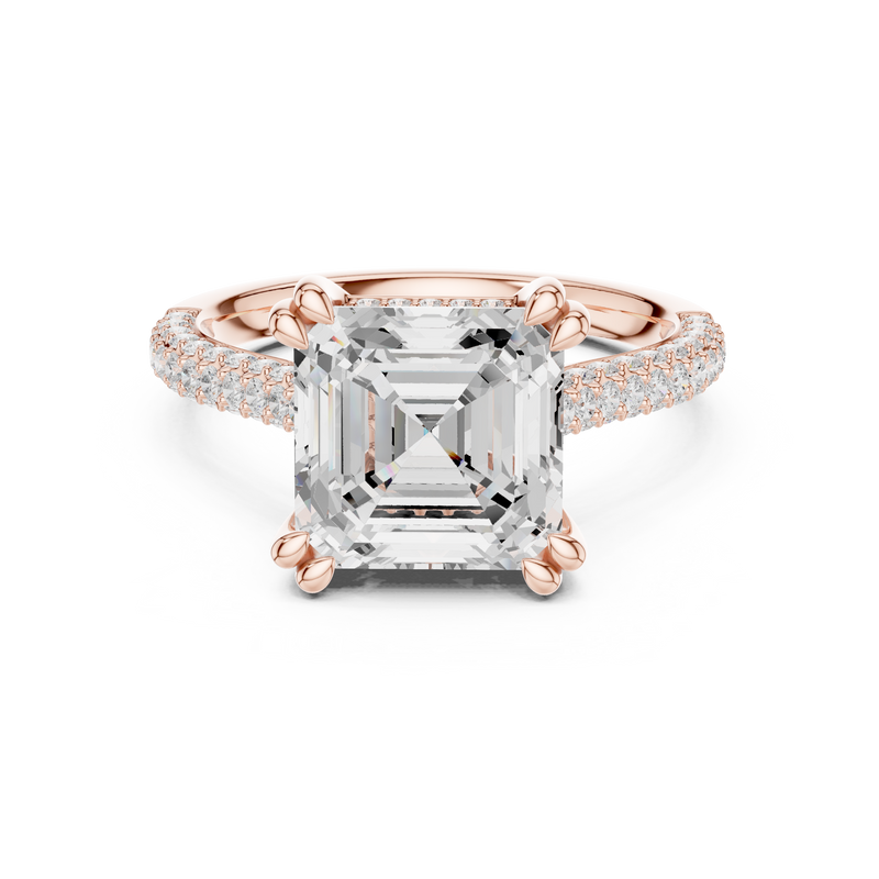 Ladies Ring DDLR-952@7 - Rose Gold - Image
