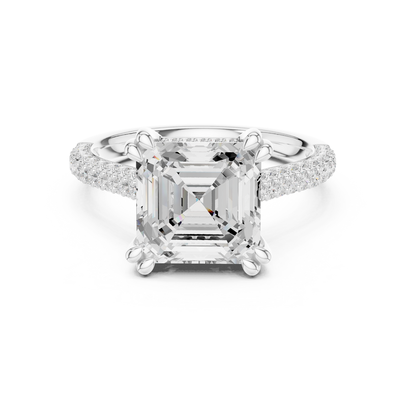 Ladies Ring DDLR-952@7 - White Gold - Image