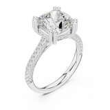 Ladies Ring DDLR-953@7 - White Gold - Image