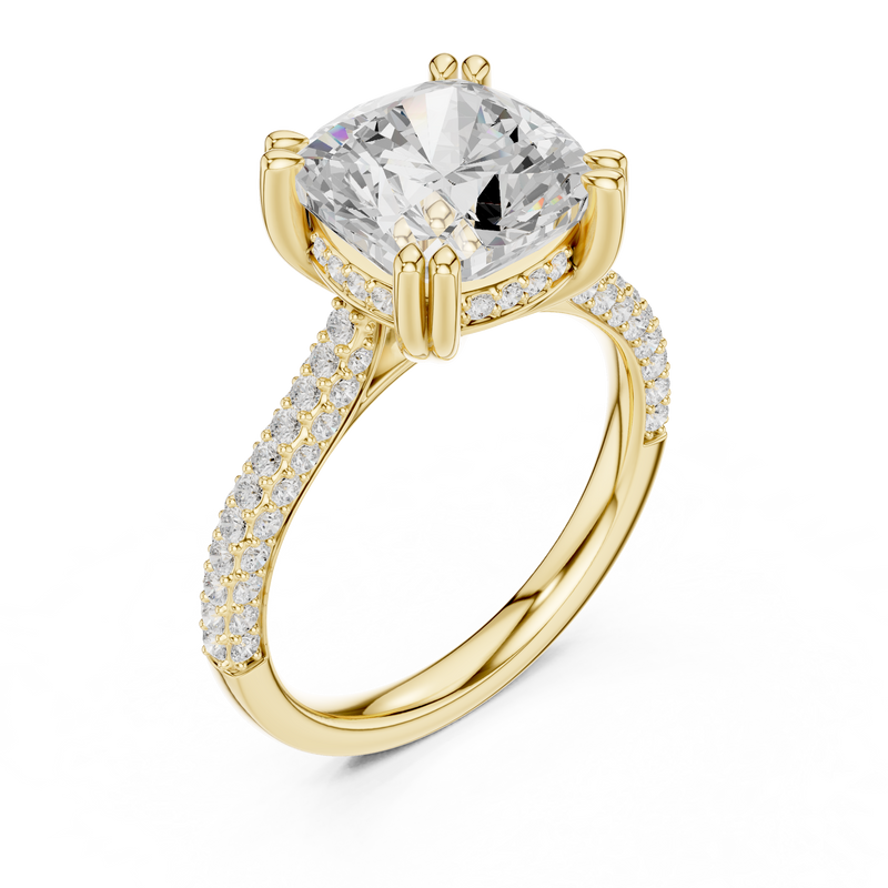 Ladies Ring DDLR-953@7 - Yellow Gold - Image