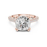 Ladies Ring DDLR-953@7 - Rose Gold - Image