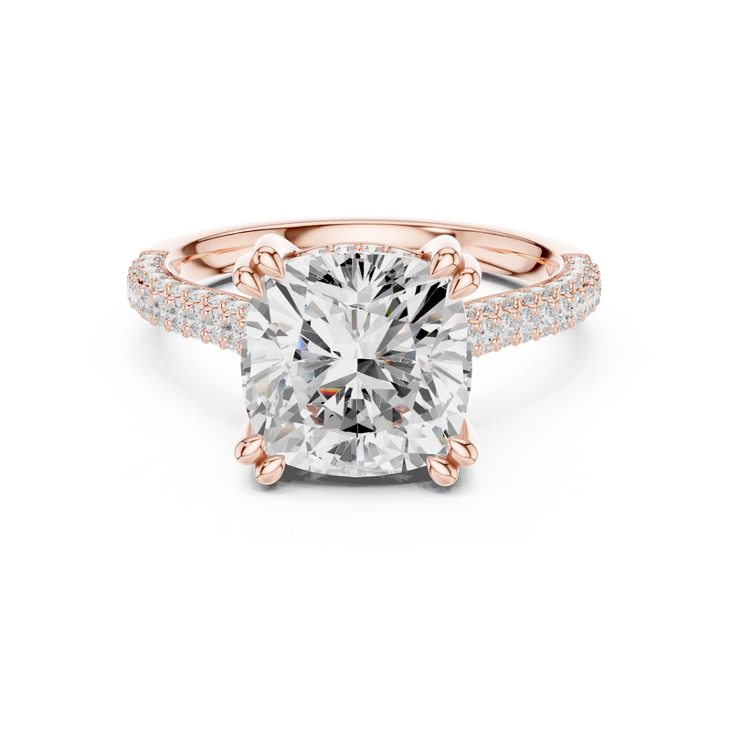 Ladies Ring DDLR-953@7 - Rose Gold - Image