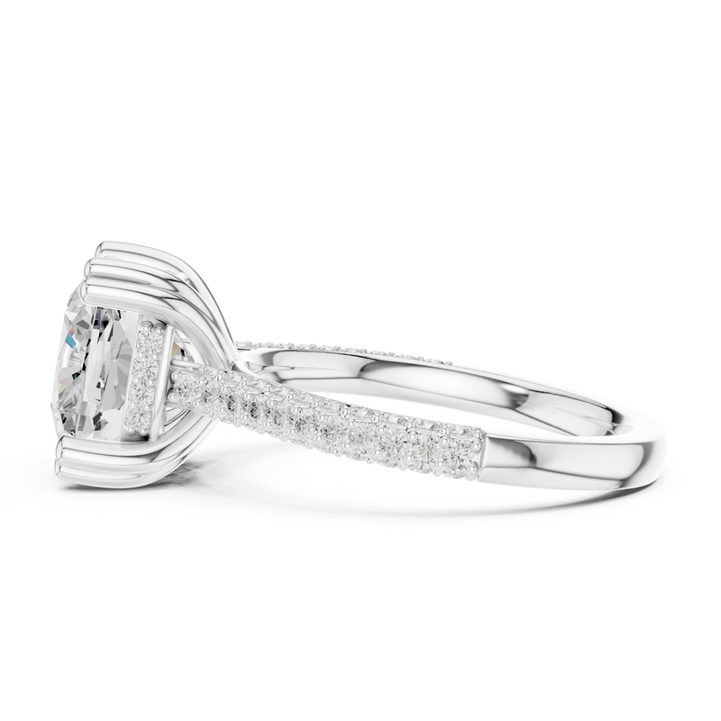 Ladies Ring DDLR-953@7 - White Gold - Image