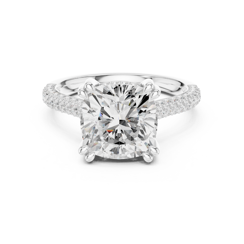 Ladies Ring DDLR-953@7 - White Gold - Image