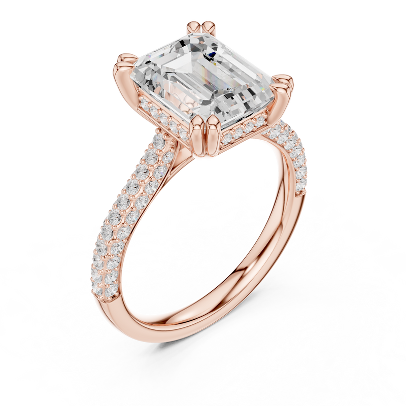 Ladies Ring DDLR-954@7 - Rose Gold - Image