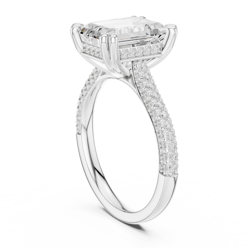 Ladies Ring DDLR-954@7 - White Gold - Image