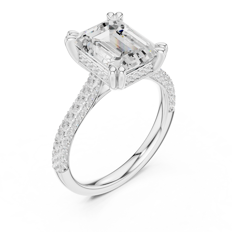 Ladies Ring DDLR-954@7 - White Gold - Image