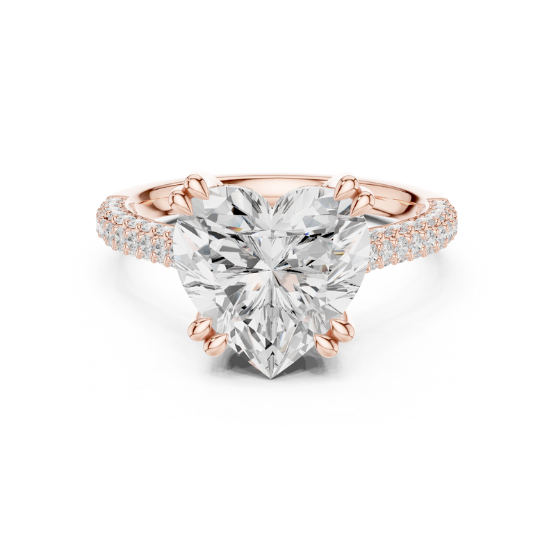 Ladies Ring DDLR-955@7 - Rose Gold - Image