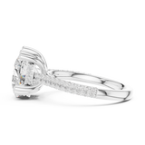 Ladies Ring DDLR-955@7 - White Gold - Image