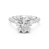 Ladies Ring DDLR-955@7 - White Gold - Image