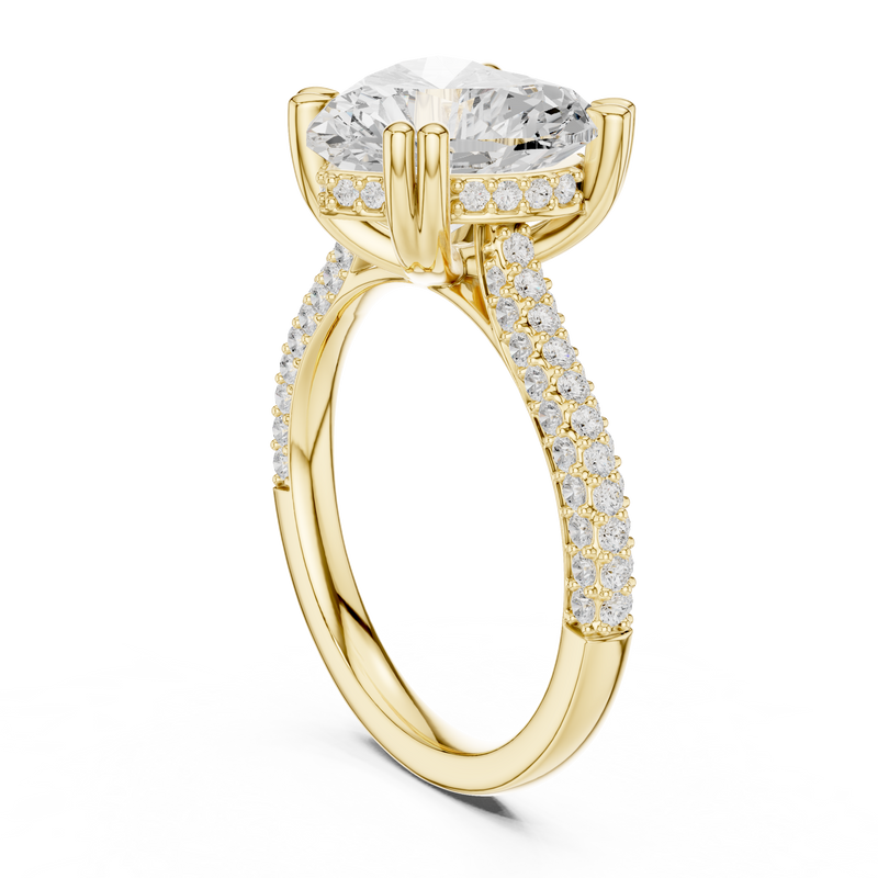 Ladies Ring DDLR-955@7 - Yellow Gold - Image