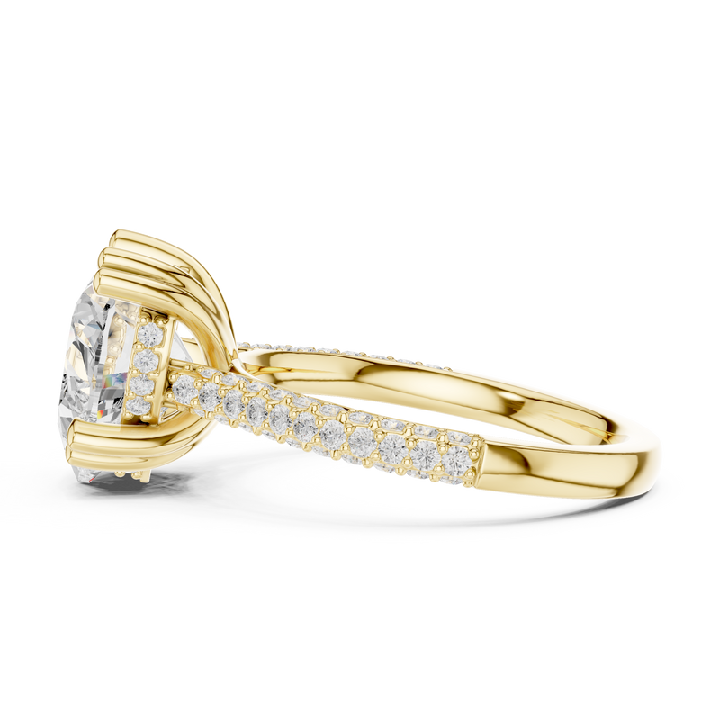 Ladies Ring DDLR-955@7 - Yellow Gold - Image