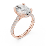 Ladies Ring DDLR-956@7 - Rose Gold - Image