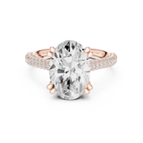 Ladies Ring DDLR-956@7 - Rose Gold - Image