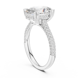 Ladies Ring DDLR-956@7 - White Gold - Image