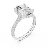 Ladies Ring DDLR-956@7 - White Gold - Image