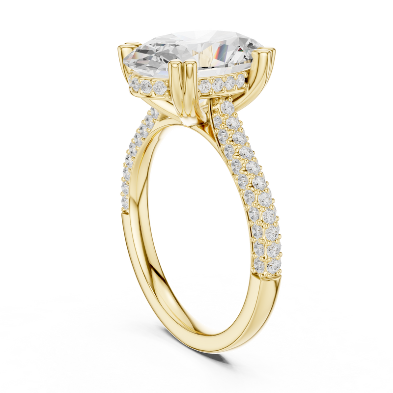 Ladies Ring DDLR-956@7 - Yellow Gold - Image