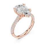Ladies Ring DDLR-957@7 - Rose Gold - Image