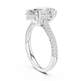 Ladies Ring DDLR-957@7 - White Gold - Image