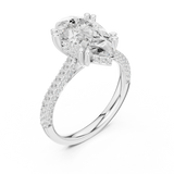 Ladies Ring DDLR-957@7 - White Gold - Image
