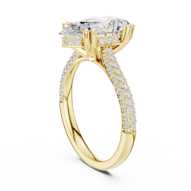 Ladies Ring DDLR-957@7 - Yellow Gold - Image