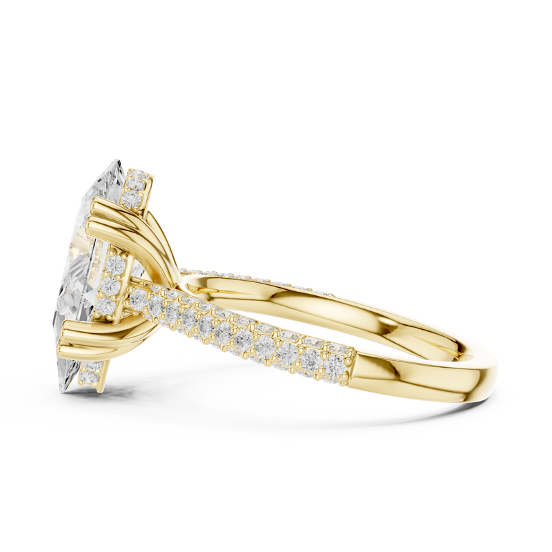 Ladies Ring DDLR-957@7 - Yellow Gold - Image