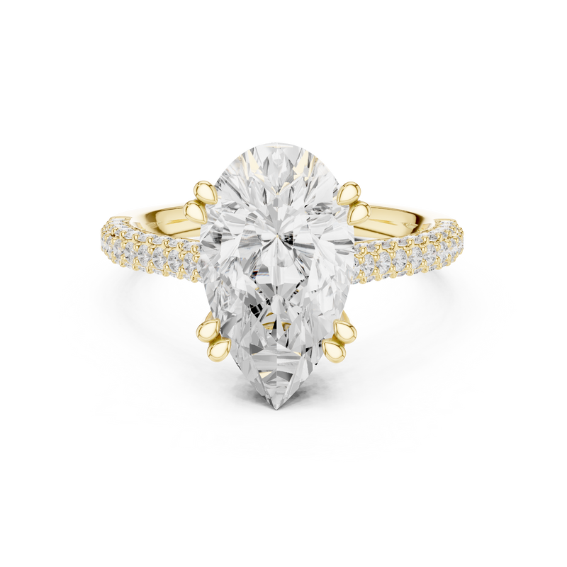 Ladies Ring DDLR-957@7 - Yellow Gold - Image