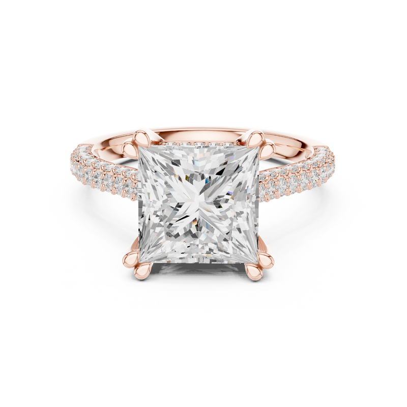 Ladies Ring DDLR-958@7 - Rose Gold - Image