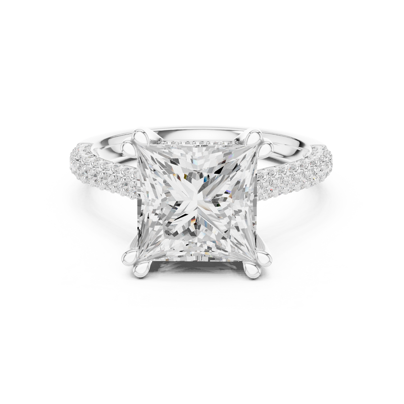 Ladies Ring DDLR-958@7 - White Gold - Image