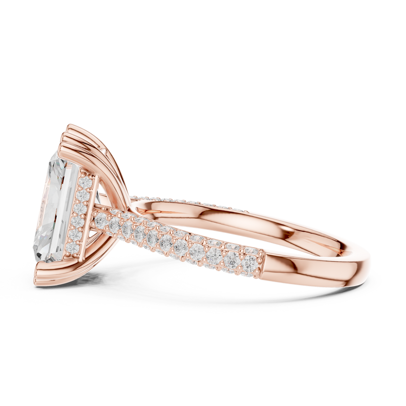 Ladies Ring DDLR-959@7 - Rose Gold - Image