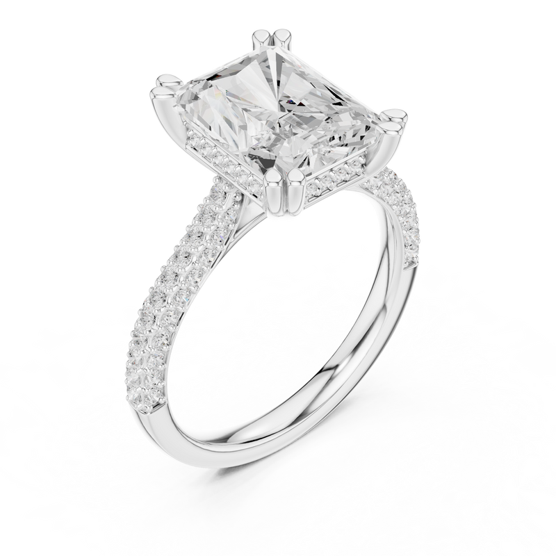 Ladies Ring DDLR-959@7 - White Gold - Image
