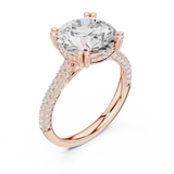 Ladies Ring DDLR-960@7 - Rose Gold - Image